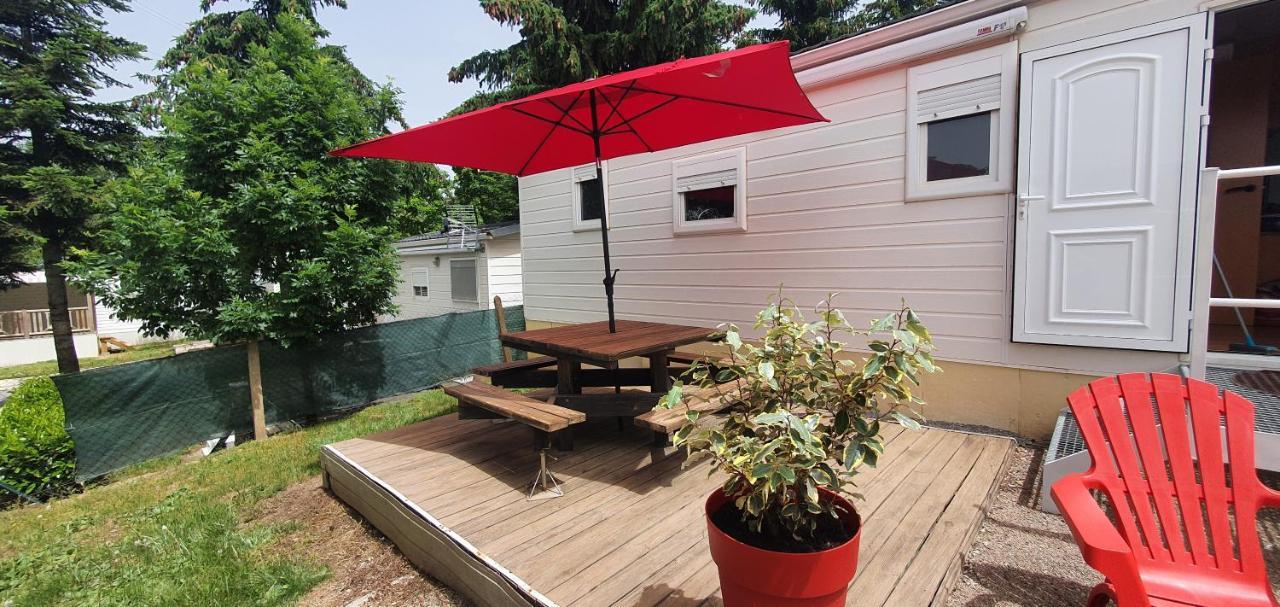 Mobil home dans camping Saillagouse Quarto foto